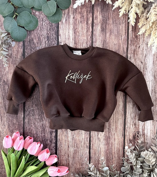 Mikina Fluffy Nutella