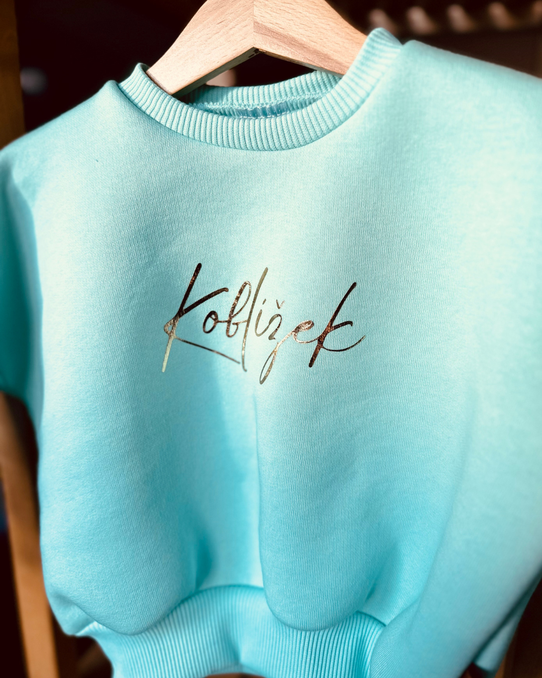 Mikina Fluffy Azurit