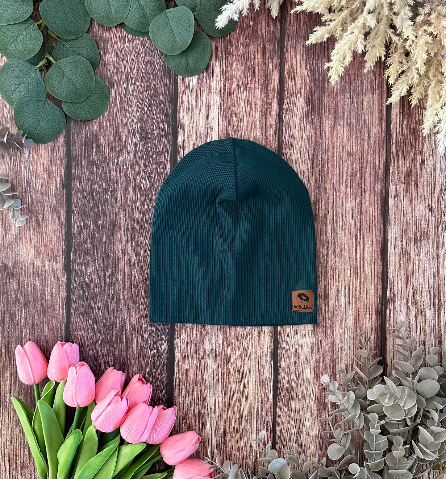 Čepice "Beanie" Petrolejová Koblížek