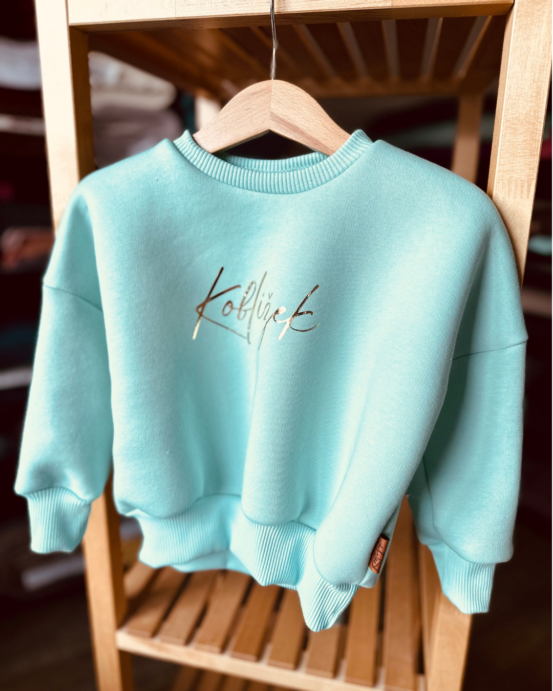 Mikina Fluffy Azurit