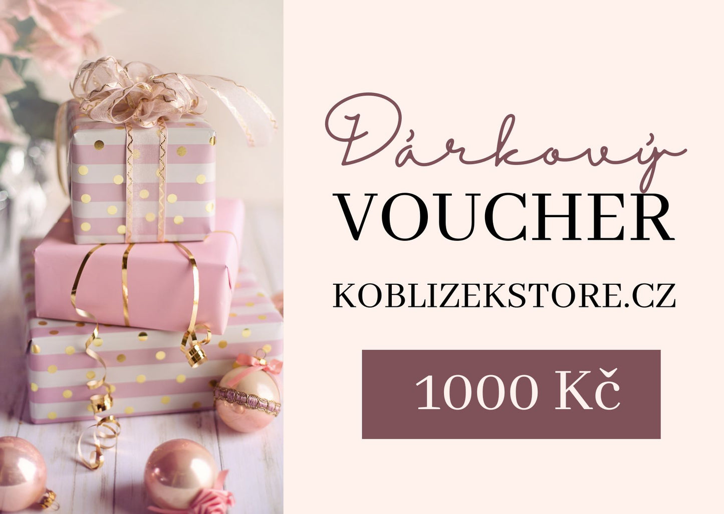 Dárkový voucher Koblížek