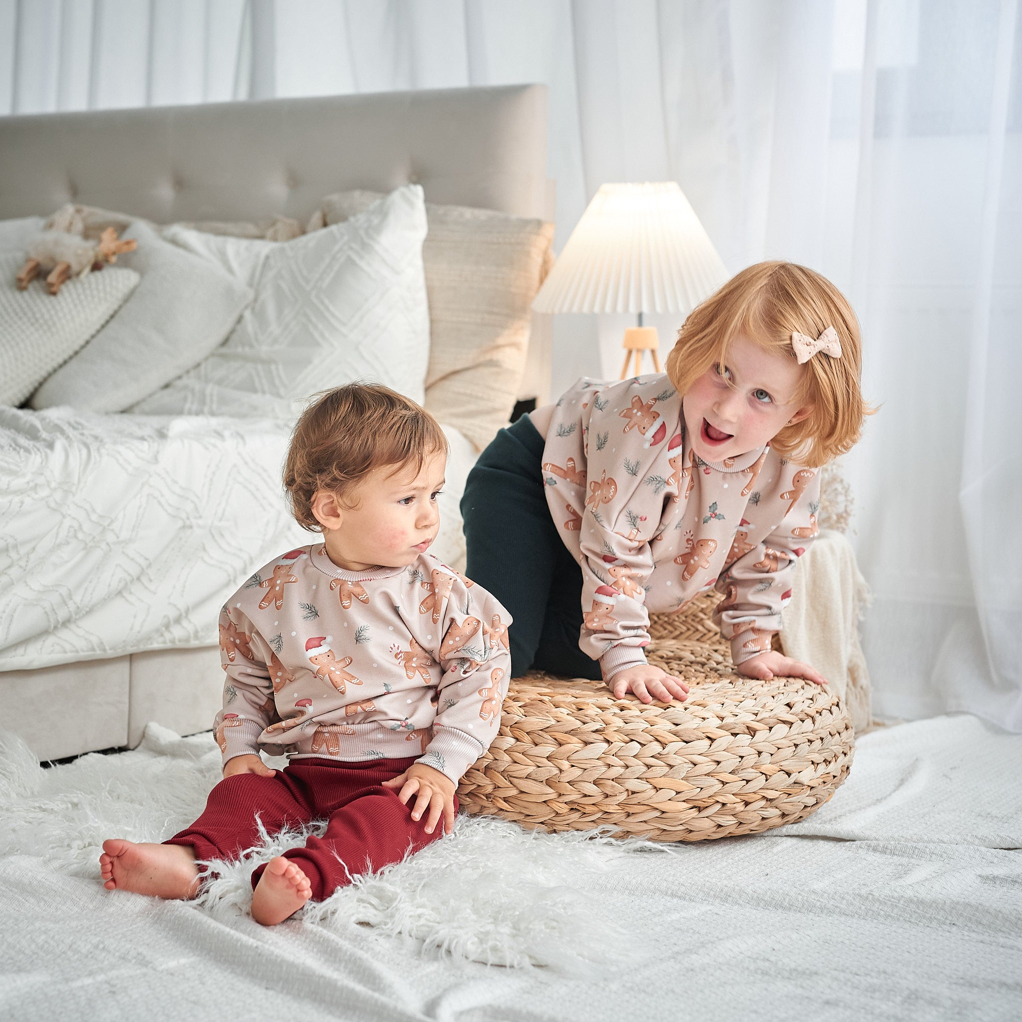 Lehká oversized mikina Perníček