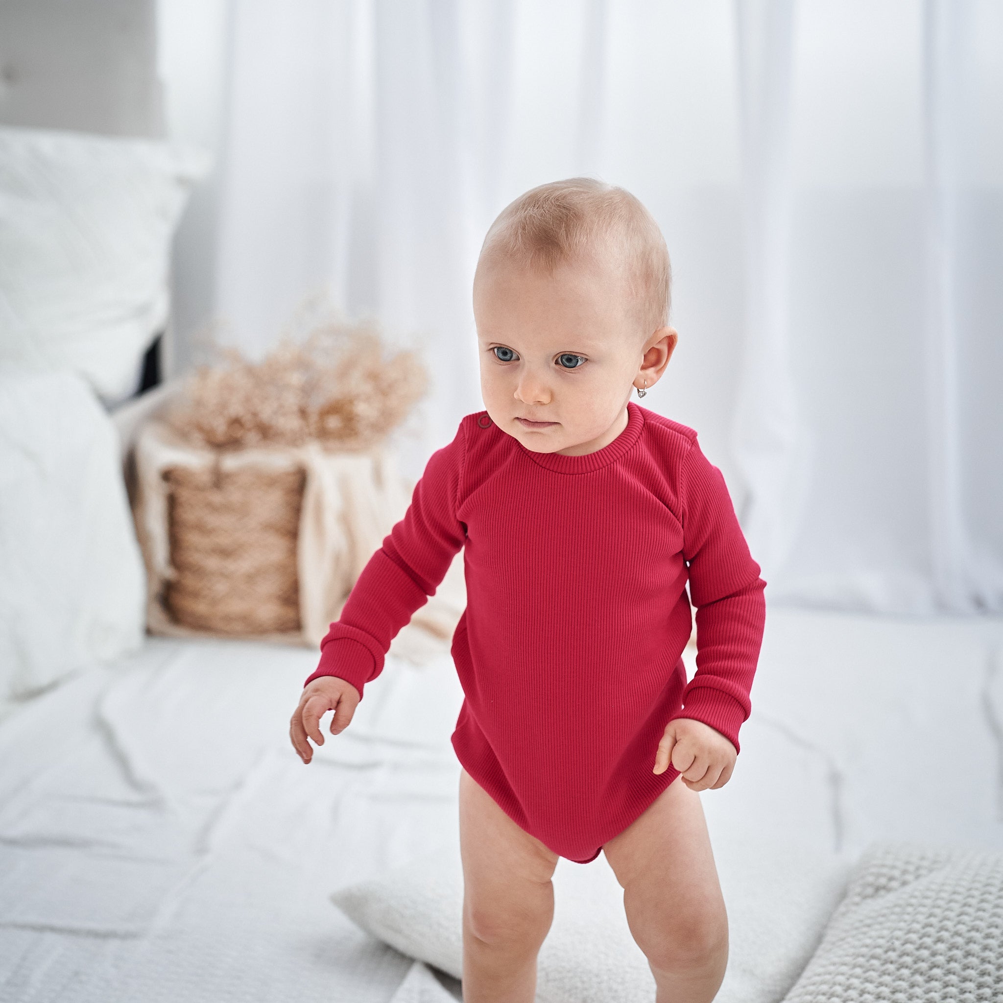 Body s dlouhým rukávem Magenta