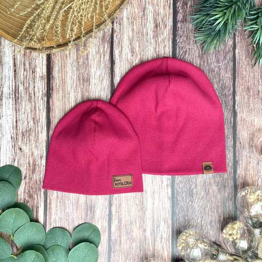 Čepice "Beanie" Malina Jsem koblížek