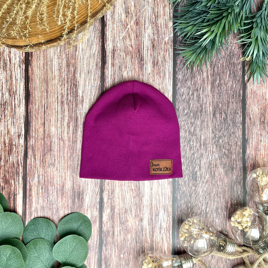Čepice "Beanie" Fuchsie