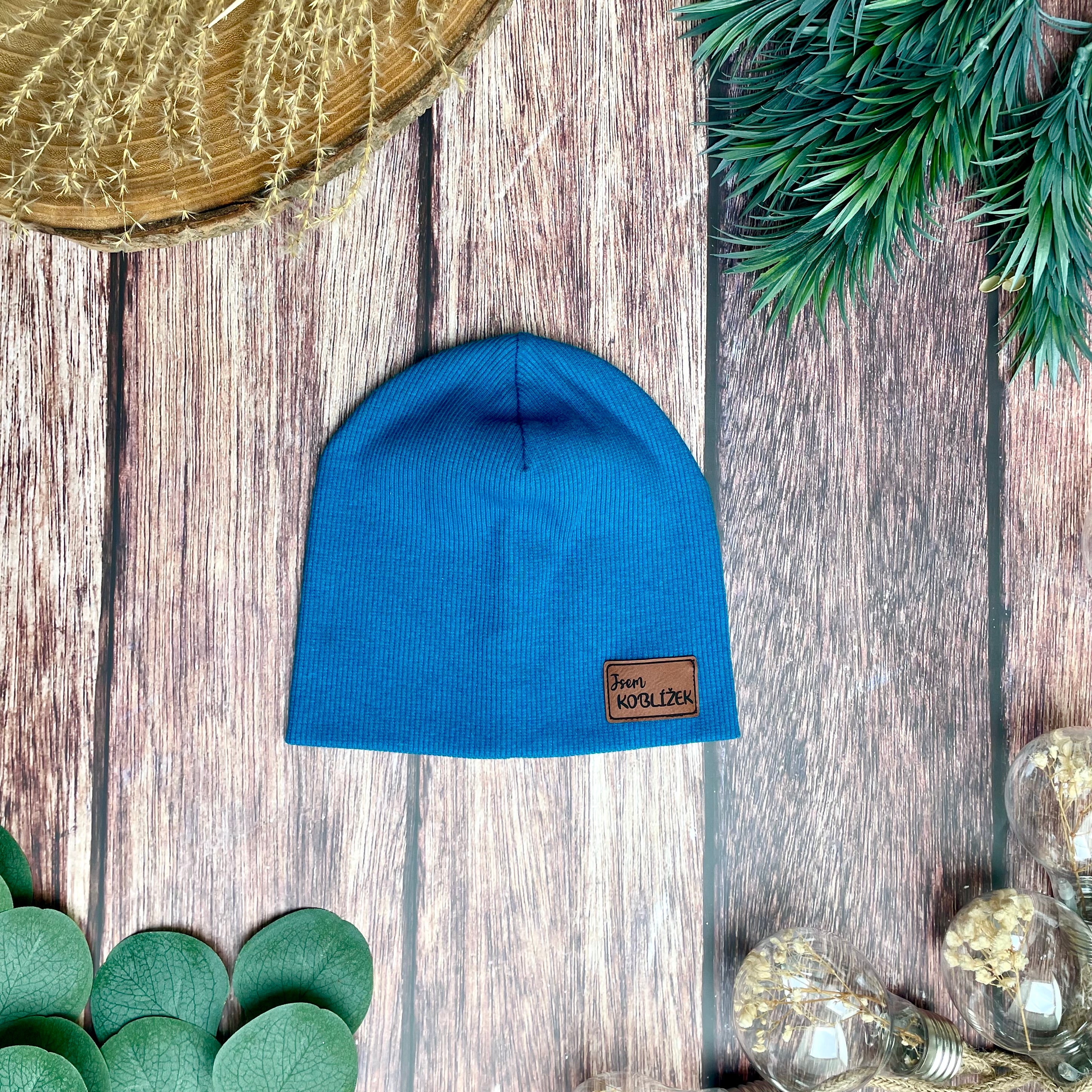 Čepice "Beanie" Tyrkysová
