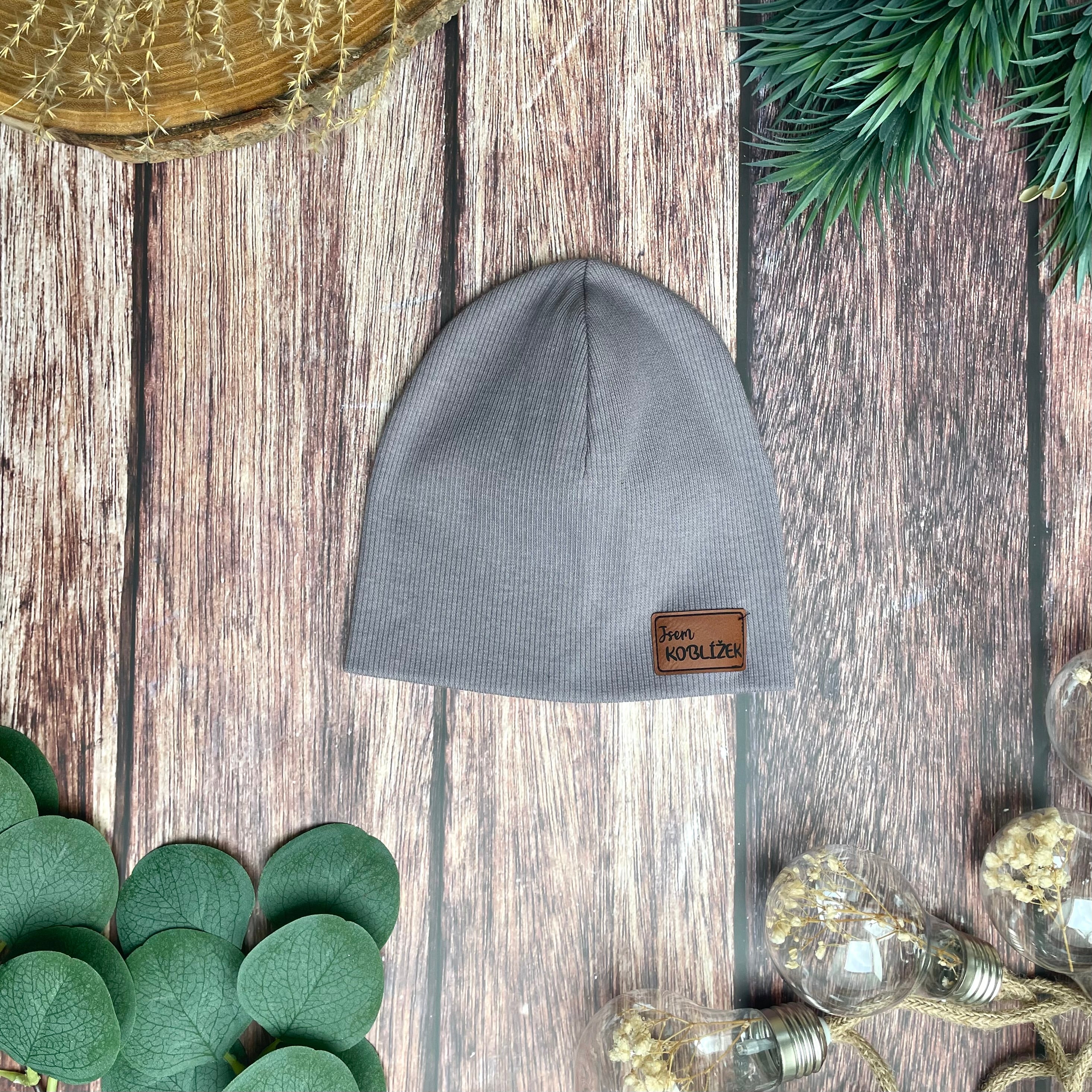 Čepice "Beanie" Šedá