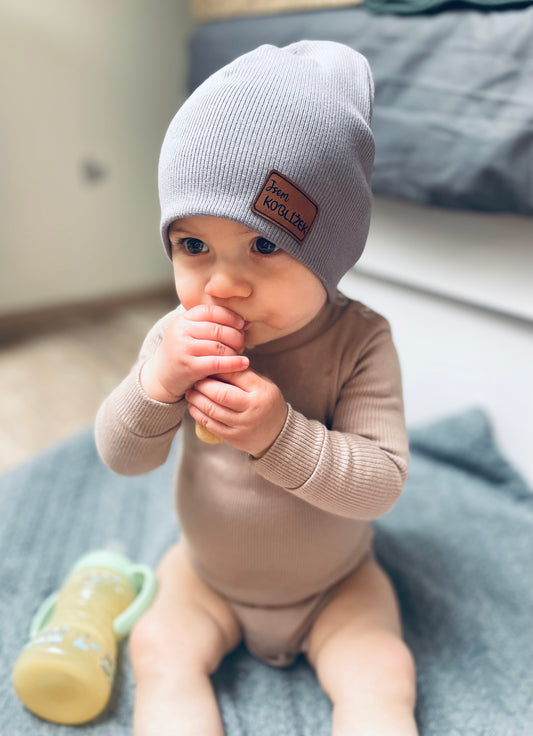 Čepice "Beanie" Šedá
