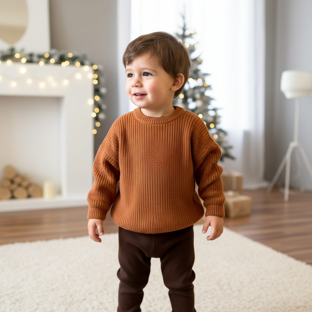 Svetr "Must Have Hipster" Skořice