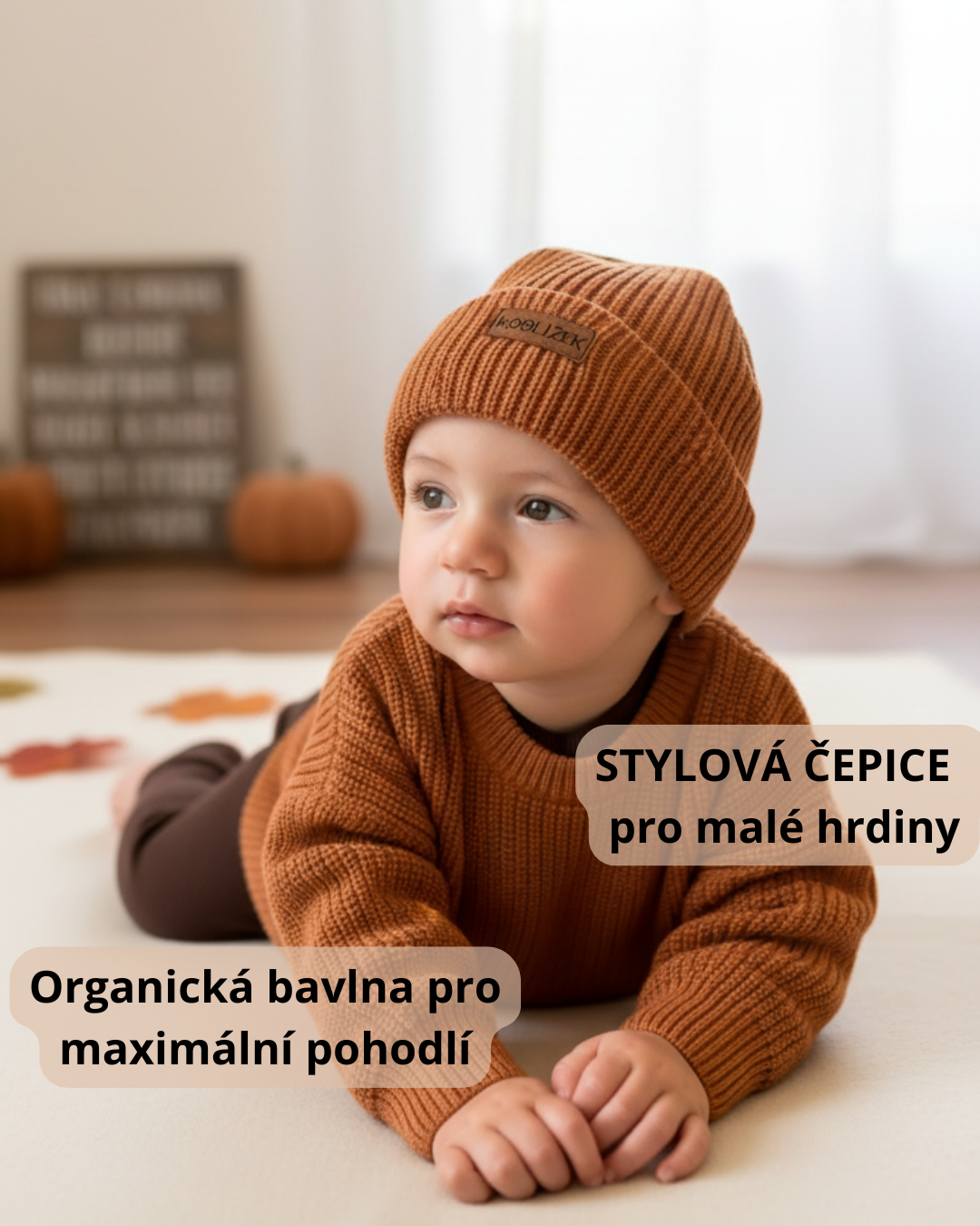 Čepice "Must Have Hipster" Skořice