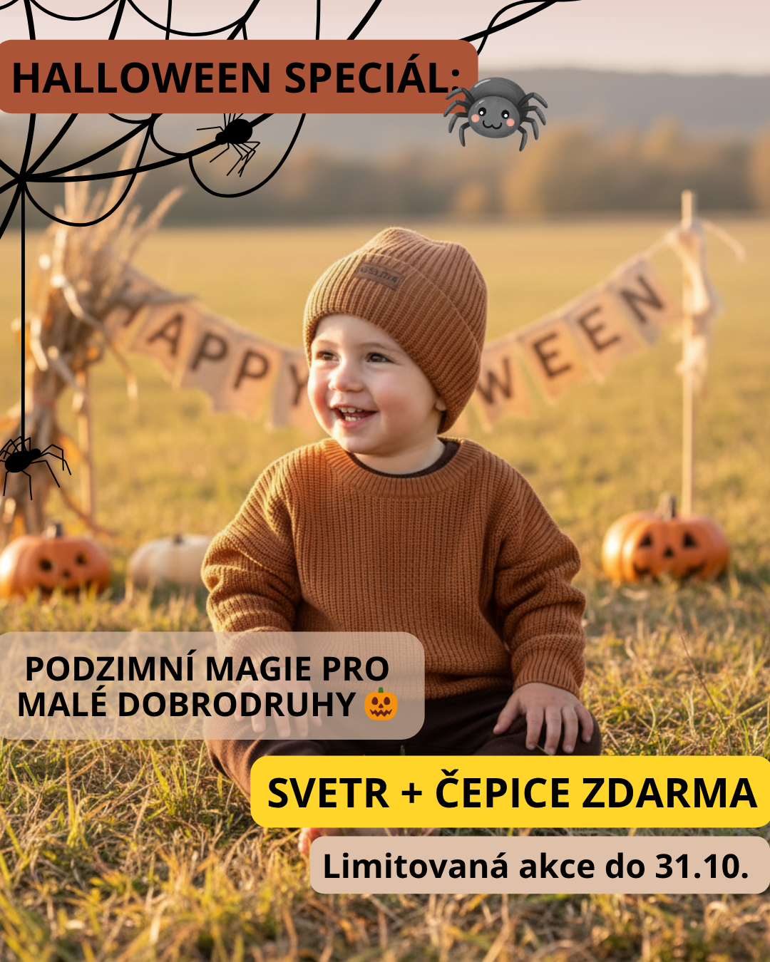 Svetr "Must Have Hipster" Skořice