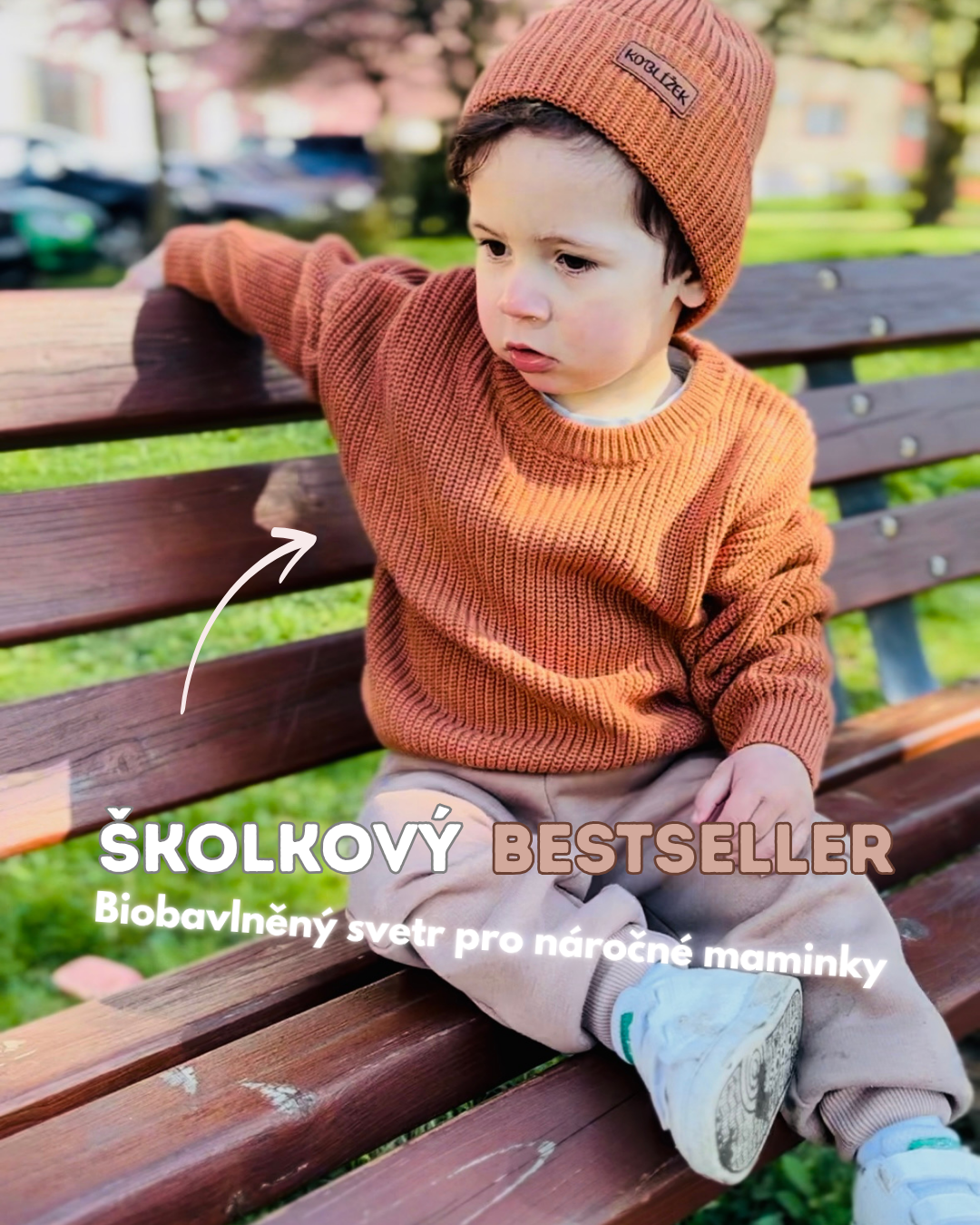 Svetr "Must Have Hipster" Skořice