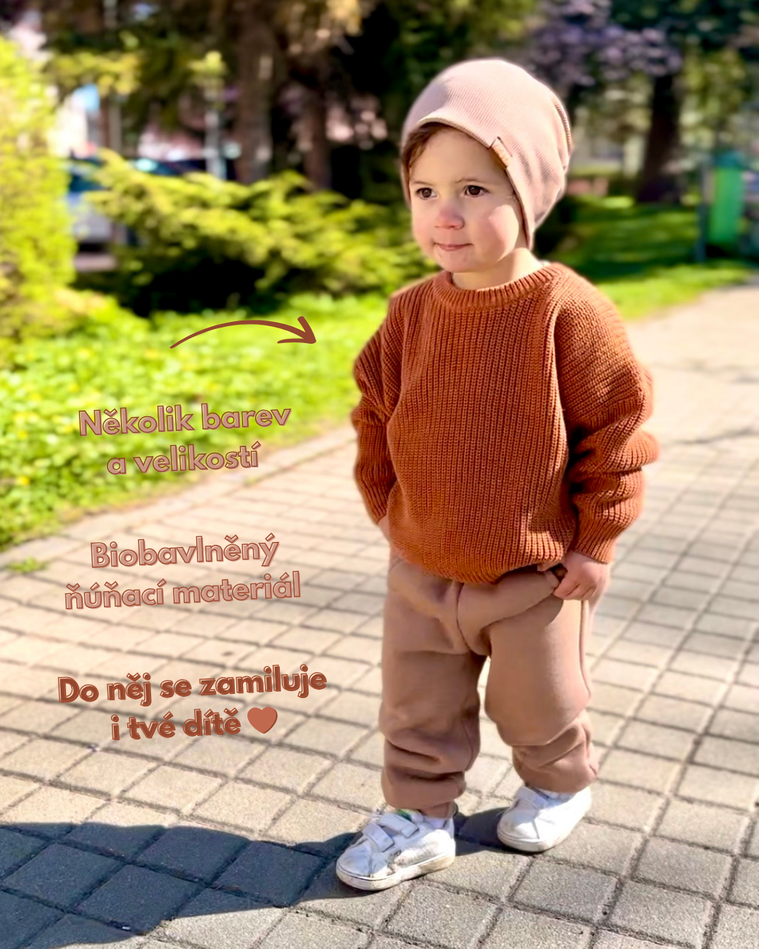 Svetr "Must Have Hipster" Skořice