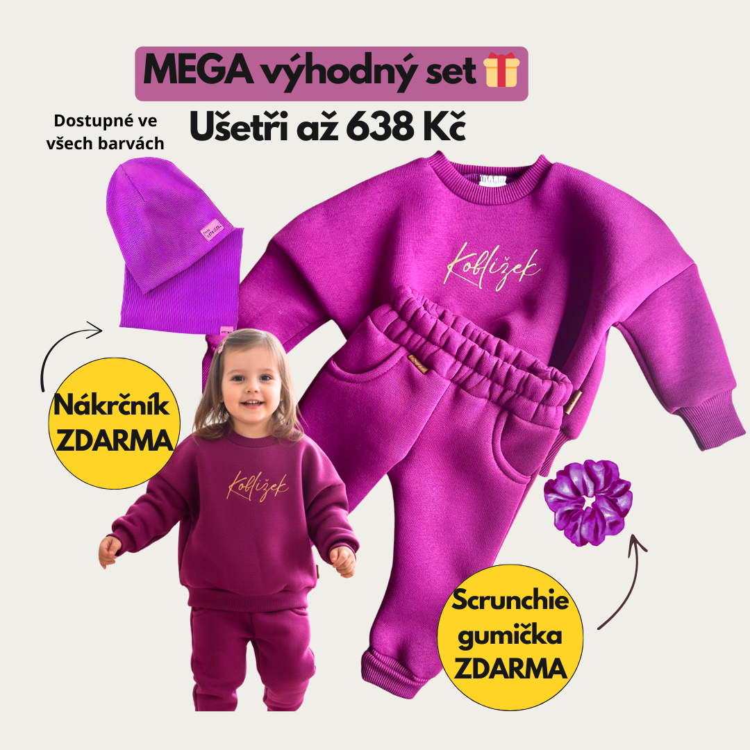 MEGA výhodný set Borůvka Fluffy